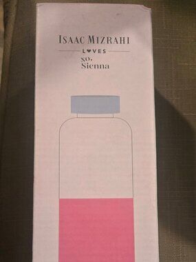 Isaac Mizrahi Fruity Fun Glass Water Bottle Brand new in sealed box